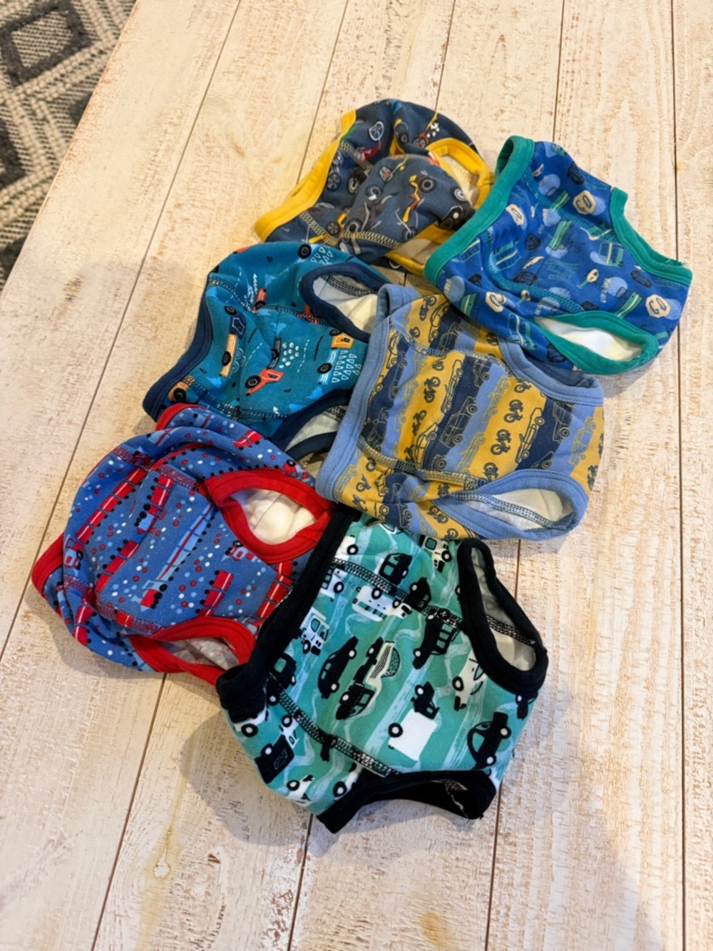 2T Toddler Training Pants Bundle - Multi Vehicle Prints